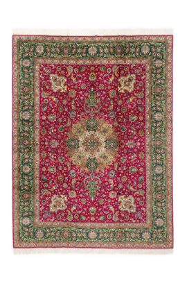 Antique Tabriz Royal Quality Hand-Knotted Persian Rug