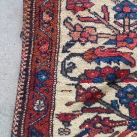 Antique Bakhtiary (Armenian Weave) Hand-Knotted Persian Rug