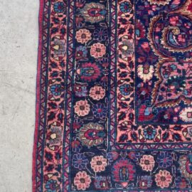 Antique Mud Hand-Knotted Northeast Persian Rug