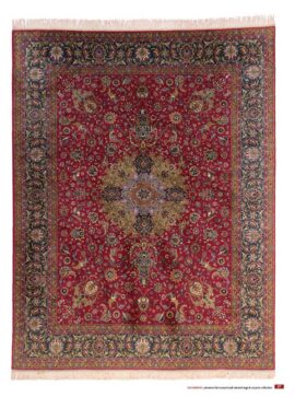 Antique Tabriz Hand-Knotted