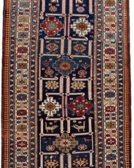 Kuba Shirwan Karakashli Hand-Knotted Caucasian Rug